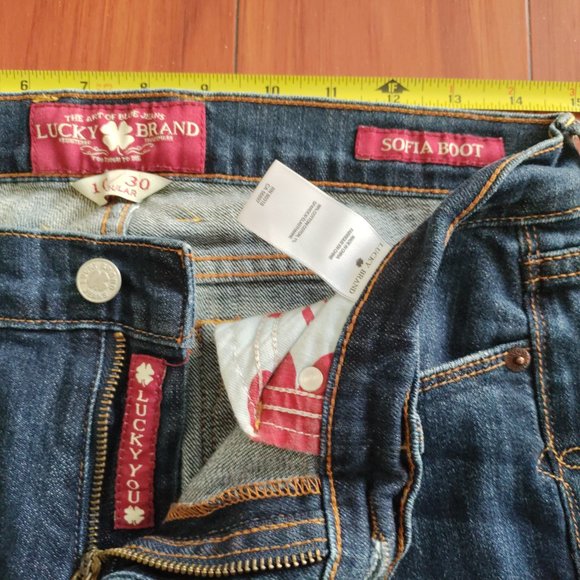 Lucky Brand Sofia Boot Jeans Women's Size 10/30 Regular - Picture 5 of 7